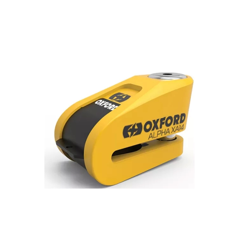 Ključavnica disketne zavore Oxford Alpha Alarm XA14 rumeno-črna