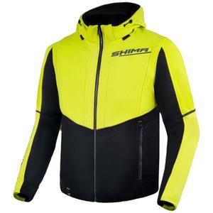 Motoristična jakna Shima Daybreaker black-fluo yellow