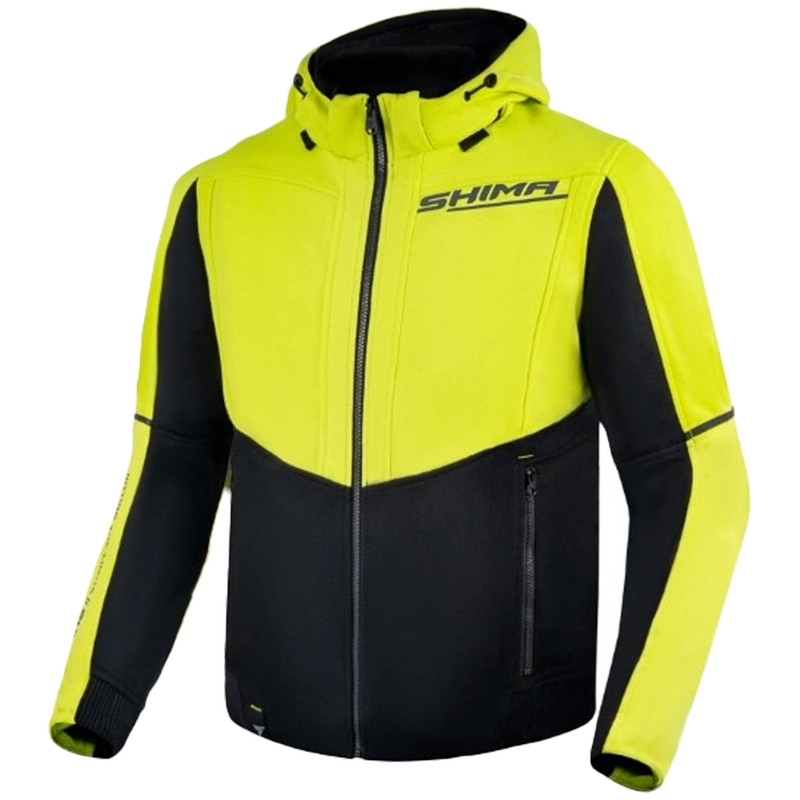 Shima Daybreaker motoristična jopa črno-fluo rumena
