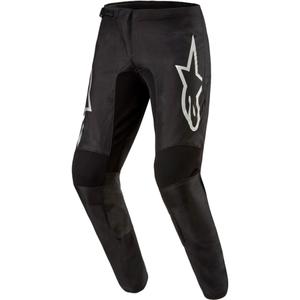Motokros hlače Alpinestars Fluid Graphite črno-srebrne
