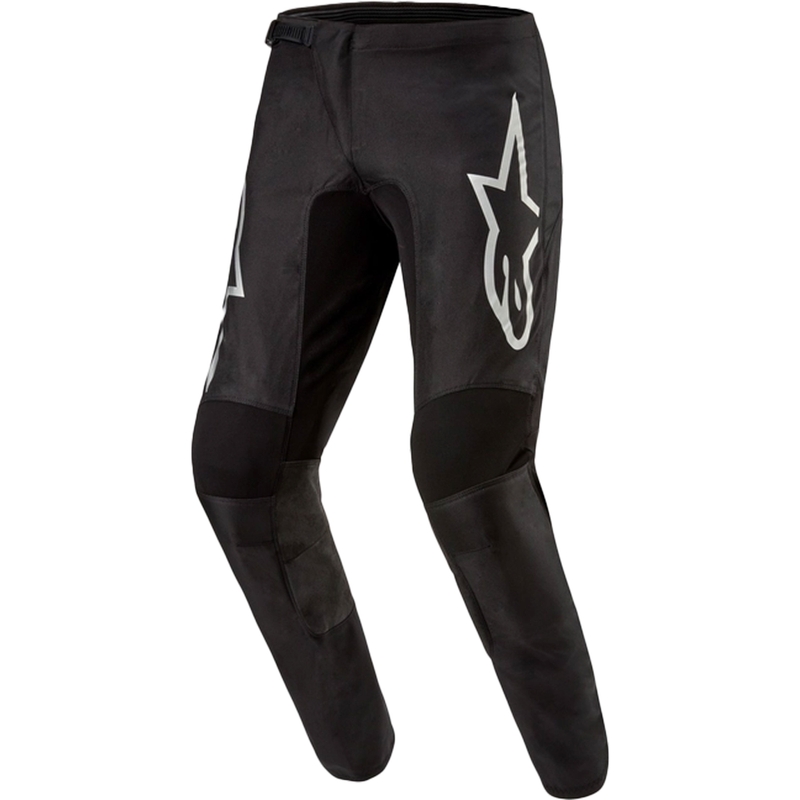 Motokros hlače Alpinestars Fluid Graphite črno-srebrne