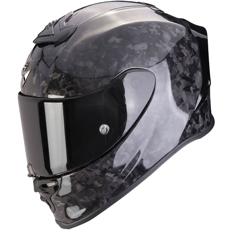 Moto čelada Scorpion EXO-R1 EVO Carbon Air Onyx, polnega obraza, črna