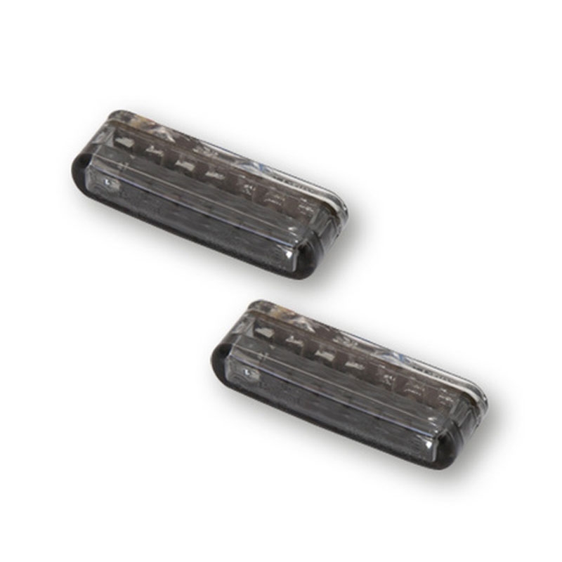 Smerniki za motor Highsider Smart Shorty LED 3v1 črni