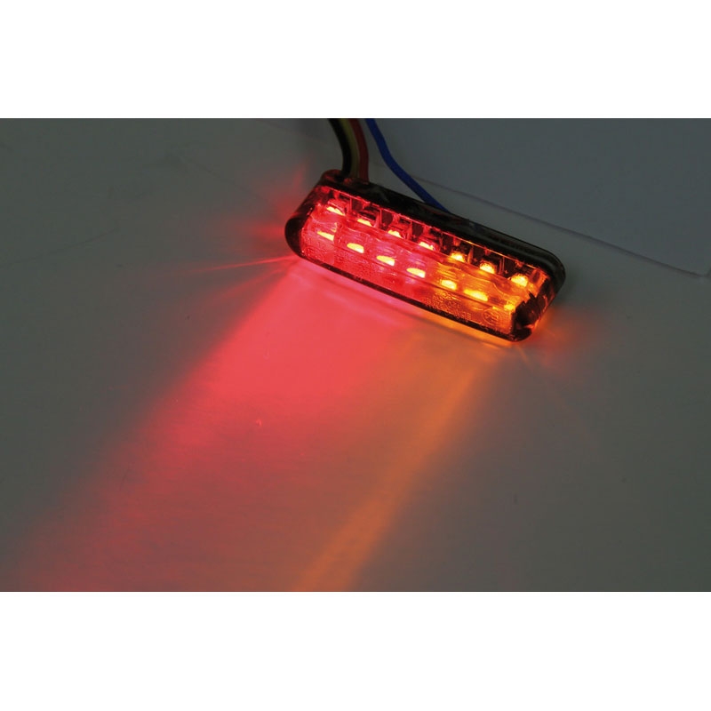 Smerniki za motor Highsider Smart Shorty LED 3v1 črni