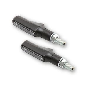 Smerniki za motor Highsider Smart Shorty Fin 3v1 črni