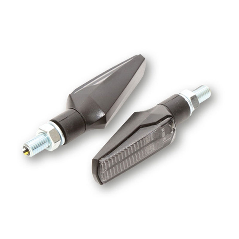 Smerniki za motor Highsider Smart Fineline LED 3v1 črni