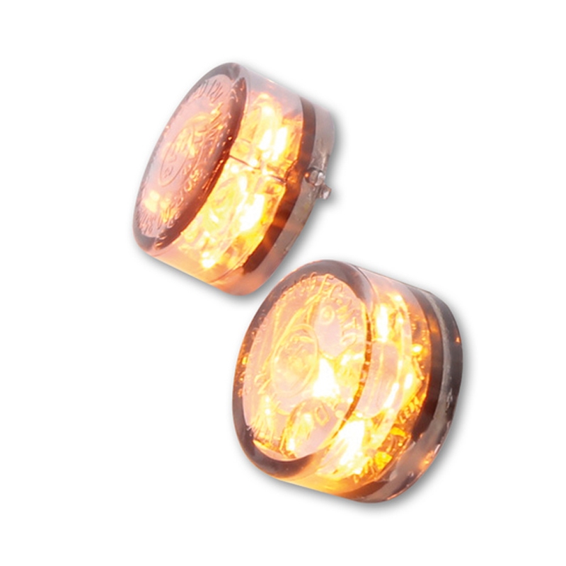 Smerniki za motor Highsider Smart Module Sixteen LED 3v1 dimljeno sivi