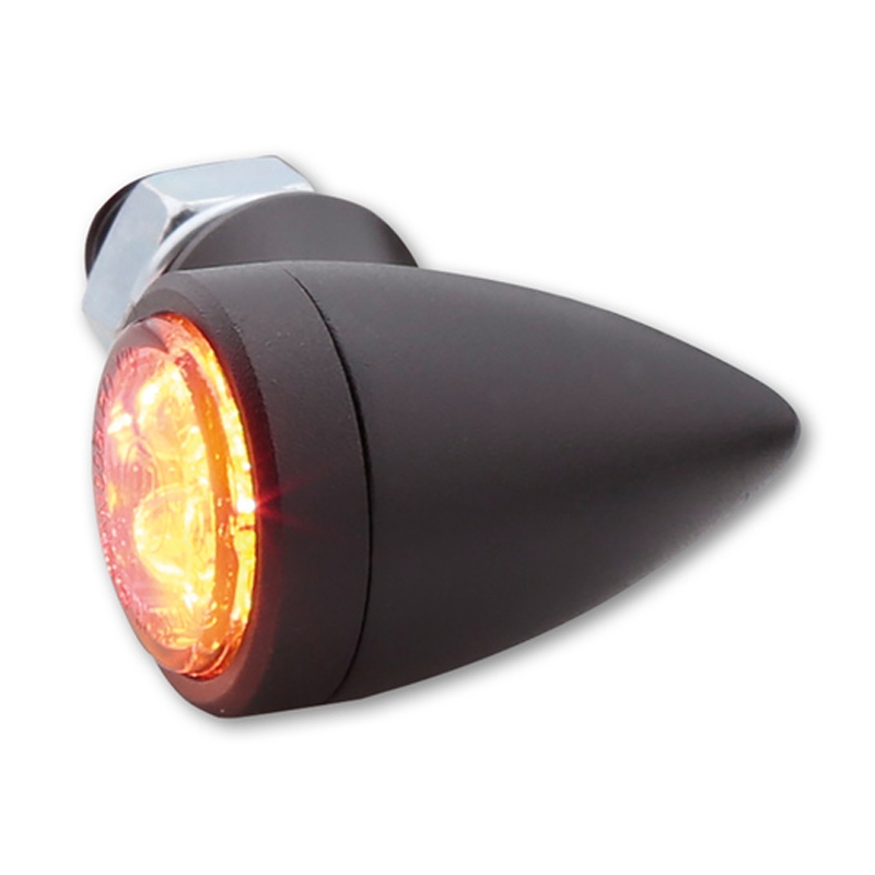 Smerniki za motor Highsider Smart Sixteen Bullet LED 3v1 dimljeno sivi