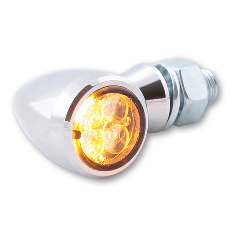 Smerniki za motor Highsider Smart Sixteen Bullet LED 3v1 kromirani