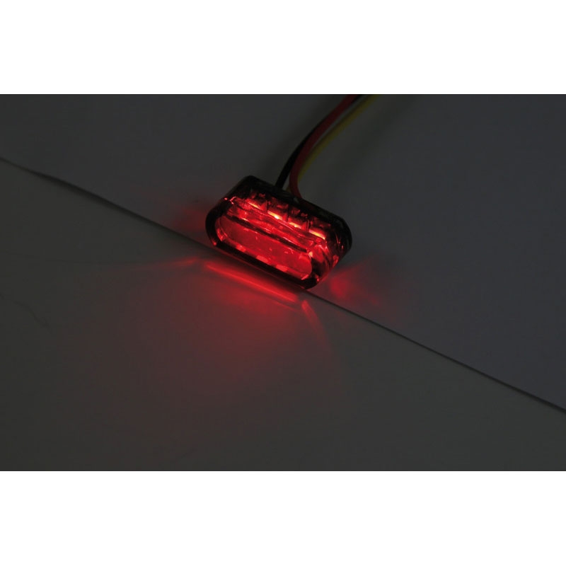 Highsider Smart Module 1 LED zadnja luč za motor, dimljeno siva