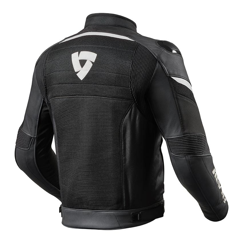 Revit Mantis Black and White Motorcycle Jacket razprodaja