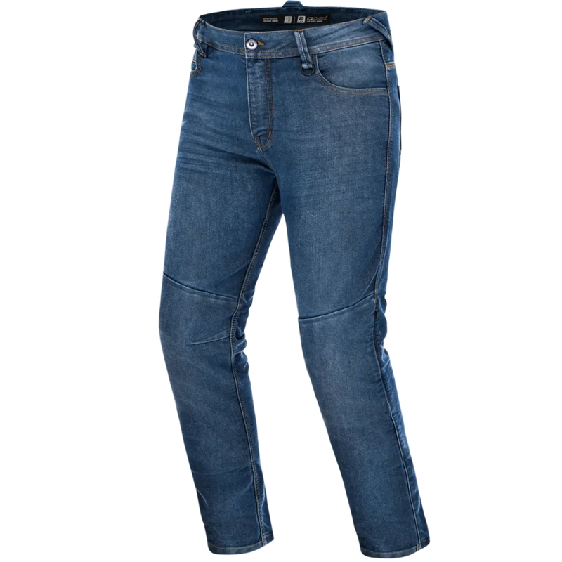 Shima Ridge Extended Biker Jeans Blue