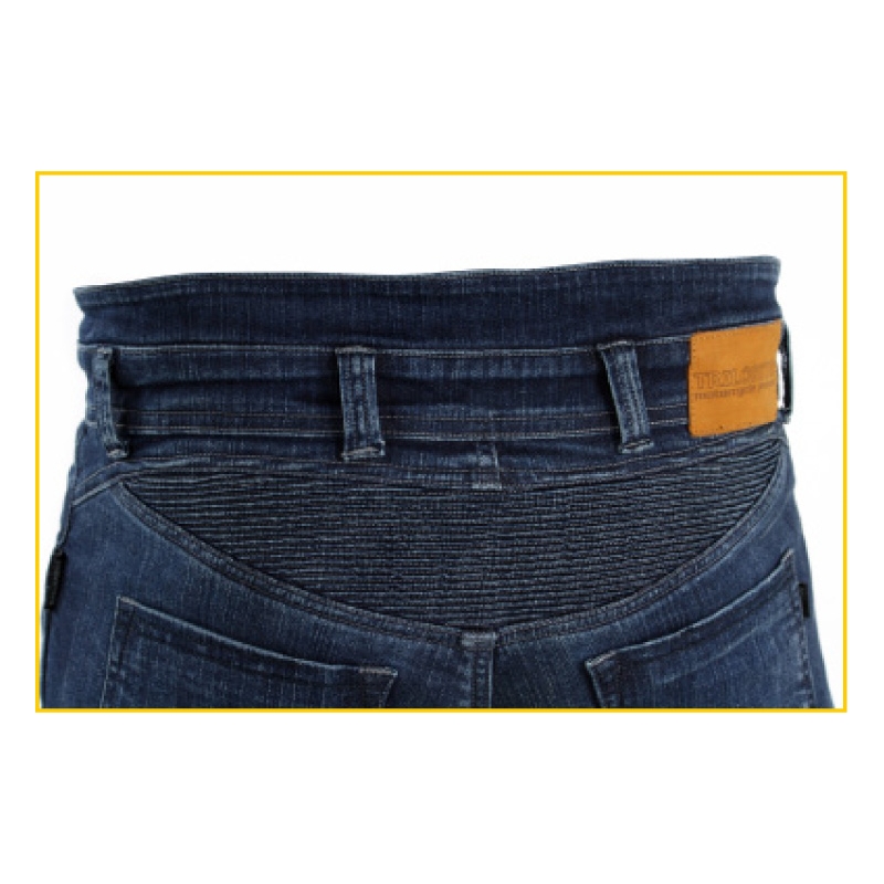 Kevlarové jeansy na motorku Trilobite prodloužená verze