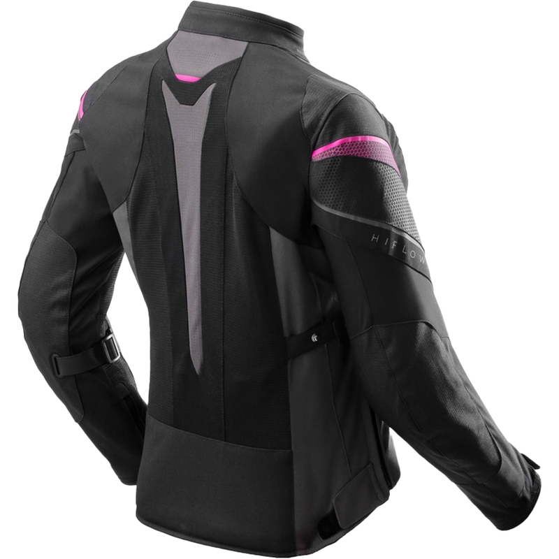Rebelhorn Hiflow V Black-Grey-Pink motoristična jakna za ženske