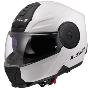 Motoristična čelada LS2 FF902 Scope II, preklopna, bela