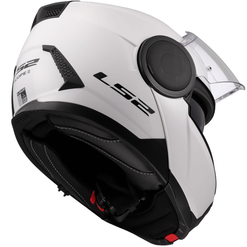 Motoristična čelada LS2 FF902 Scope II, preklopna, bela