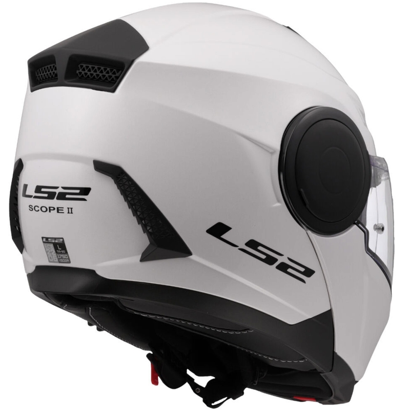 Motoristična čelada LS2 FF902 Scope II, preklopna, bela