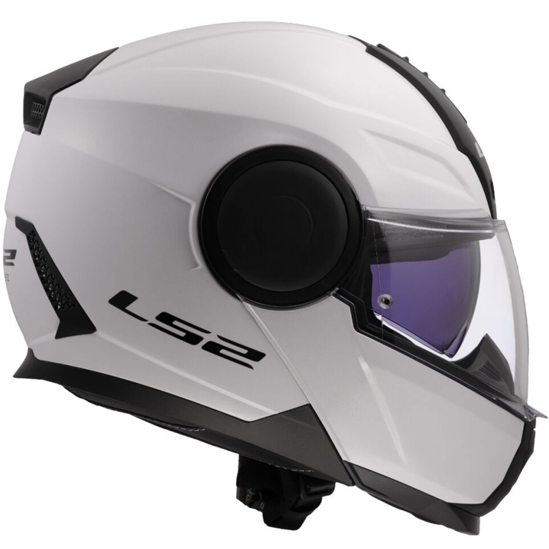 Motoristična čelada LS2 FF902 Scope II, preklopna, bela