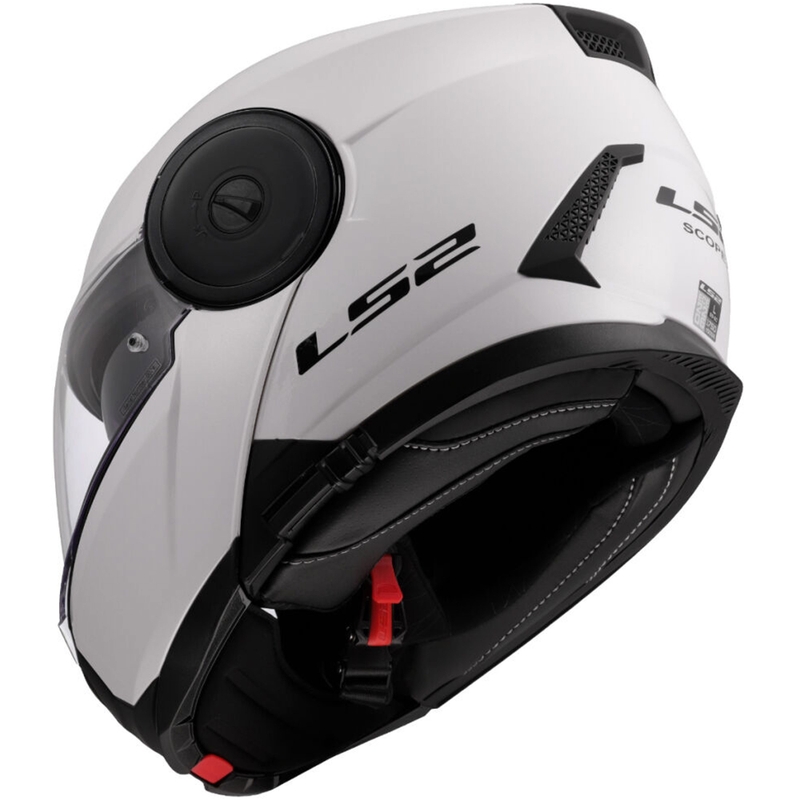Motoristična čelada LS2 FF902 Scope II, preklopna, bela