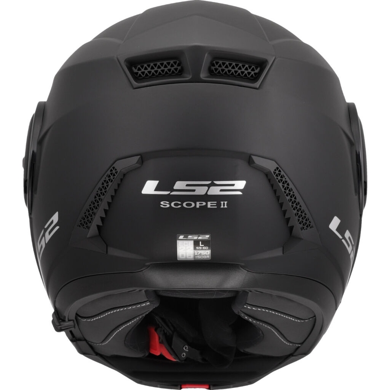 Preklopna motoristična čelada LS2 FF902 Scope II, mat črna