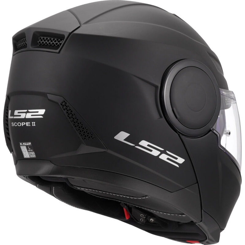 Preklopna motoristična čelada LS2 FF902 Scope II, mat črna