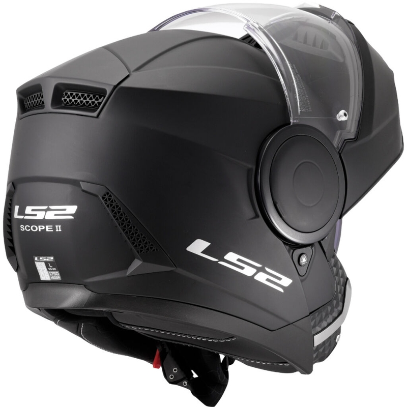 Preklopna motoristična čelada LS2 FF902 Scope II, mat črna