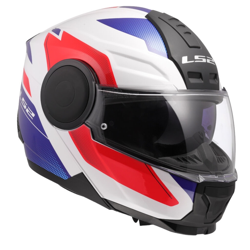 Motoristična čelada LS2 FF902 Scope II Duria, bela-modro-rdeča