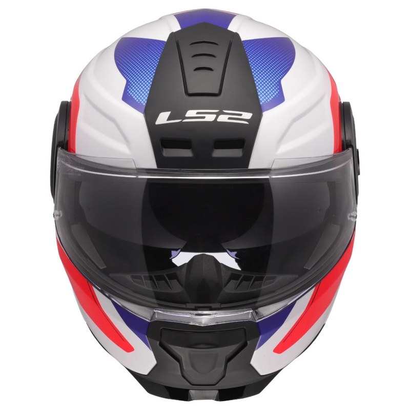 Motoristična čelada LS2 FF902 Scope II Duria, bela-modro-rdeča