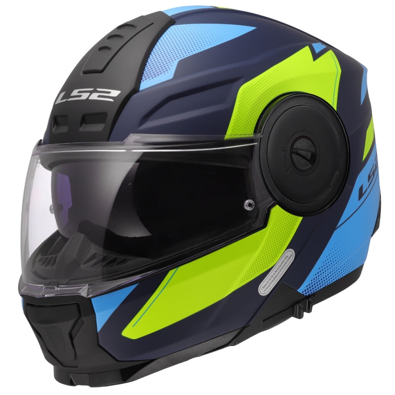 Motoristična čelada LS2 FF902 Scope II Duria modro-fluo rumena