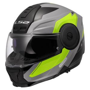 Motoristična čelada LS2 FF902 Scope II Duria sivo-fluo rumena