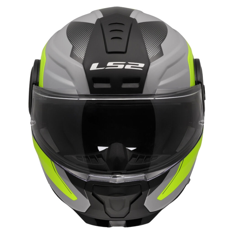 Motoristična čelada LS2 FF902 Scope II Duria sivo-fluo rumena