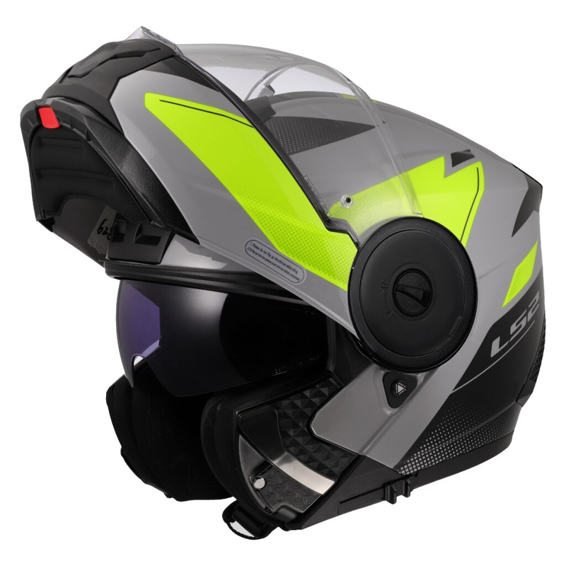 Motoristična čelada LS2 FF902 Scope II Duria sivo-fluo rumena