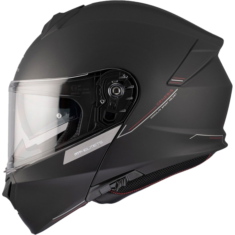 MT Genesis SV Solid A1 black mat flip-up motoristična čelada