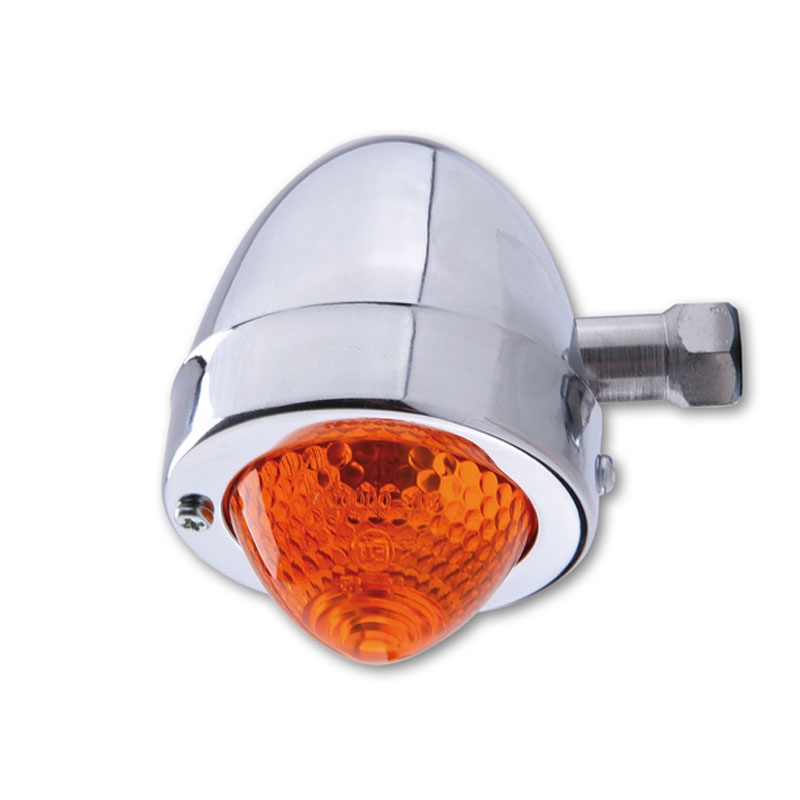 Highsider Smart Bullet Pike smerniki za motorno kolo, kromirani