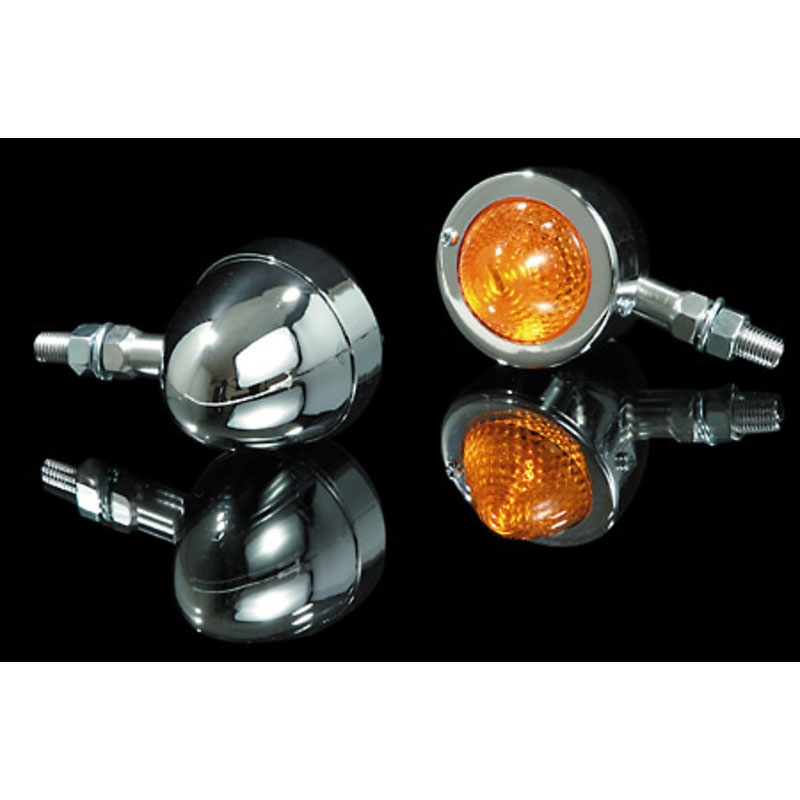 Highsider Smart Bullet Pike smerniki za motorno kolo, kromirani
