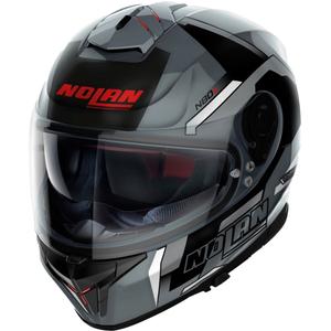 Integralna motoristična čelada Nolan N80-8 Wanted N-com siva