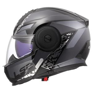 Motoristična čelada LS2 FF902 Scope II Oxyd črna-titanova