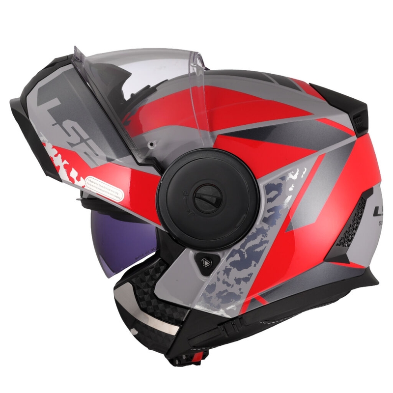 Motoristična čelada LS2 FF902 Scope II Oxyd sivo-rdeča