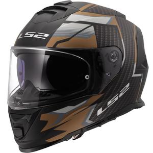 LS2 FF800 Storm II Tracker integralna motoristična čelada črno-zlata