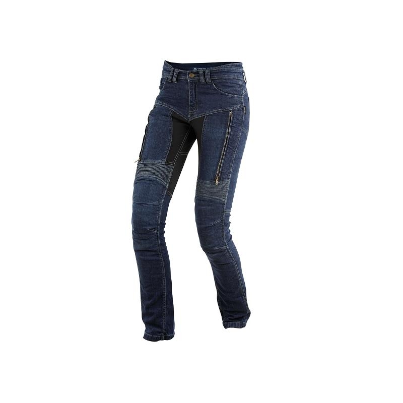 Dámské kevlarové jeansy na motorku Trilobite