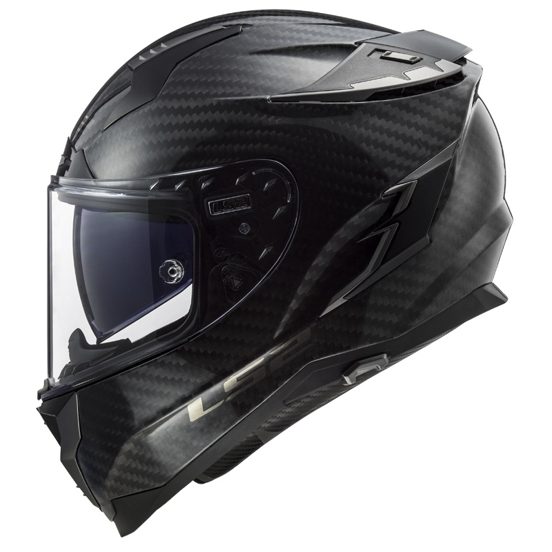 Integralna motoristična čelada LS2 FF327 Challenger C Solid Carbon razprodaja