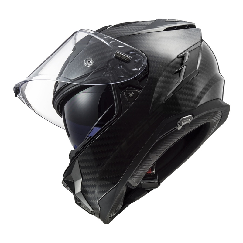 Integralna motoristična čelada LS2 FF327 Challenger C Solid Carbon razprodaja