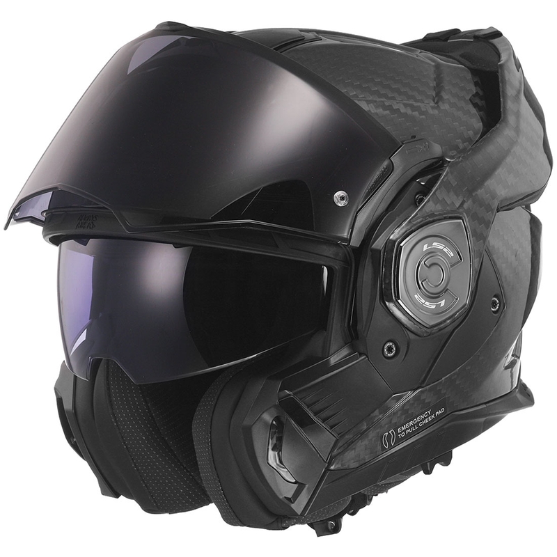 Motoristična čelada LS2 FF901 Advant X Solid Carbon Black