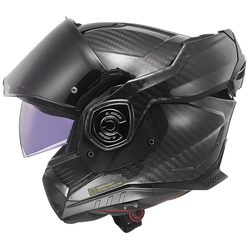 Motoristična čelada LS2 FF901 Advant X Solid Carbon Black
