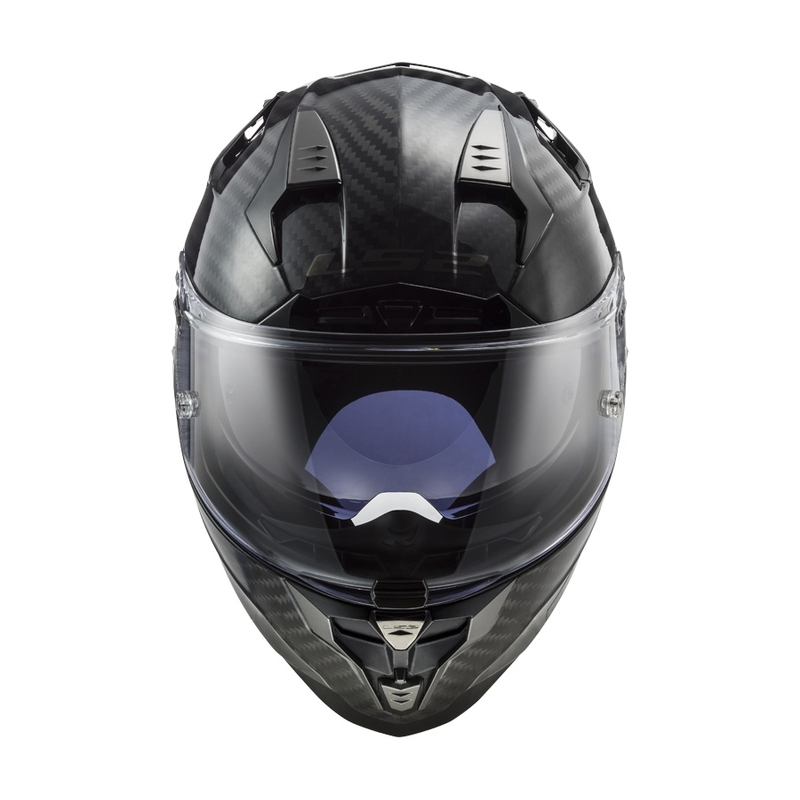 Integralna motoristična čelada LS2 FF327 Challenger C Solid Carbon razprodaja