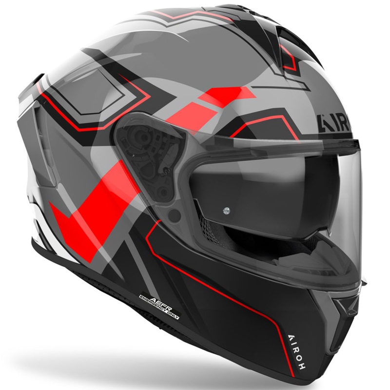 Airoh SPARK 2 Dart celoobrazna motoristična čelada bleščeče rdeča