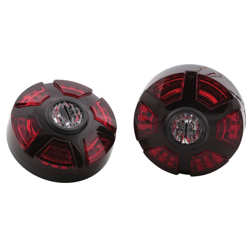 Highsider Smart ATV LED zadnja luč 3 v 1, rdeče-črna
