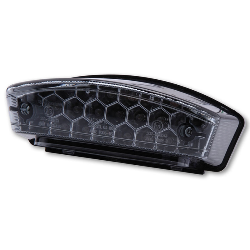 Zatemnjena zadnja luč za motor Highsider Smart Monster LED