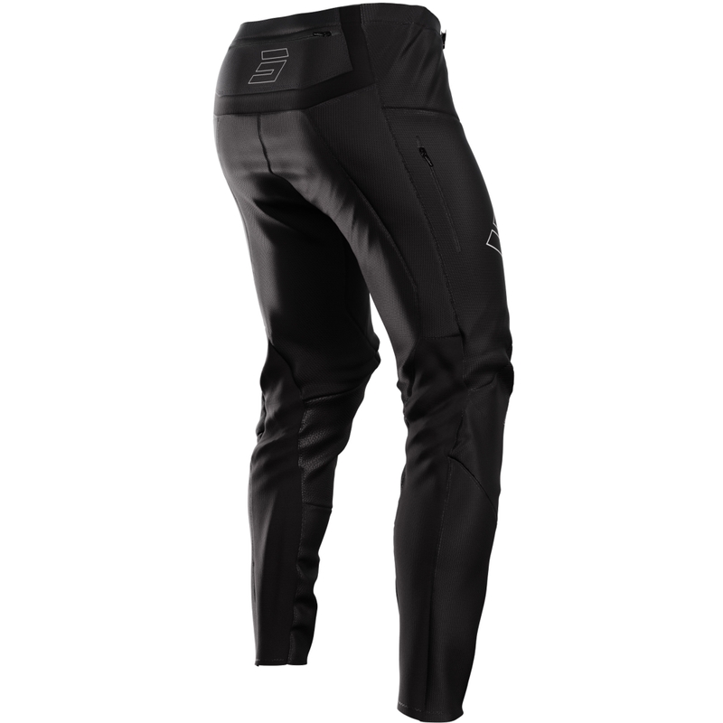 Motokros hlače Shot Contact Zip črne barve