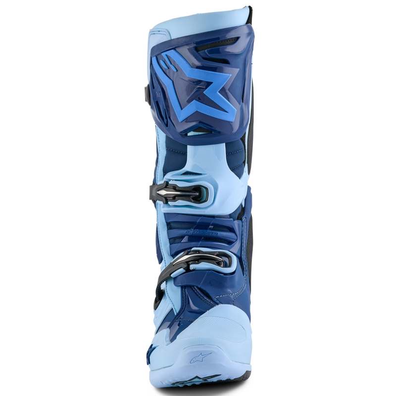 Moto škornji Alpinestars Tech 10 Limited Edition Steelers modro-svetlo modri